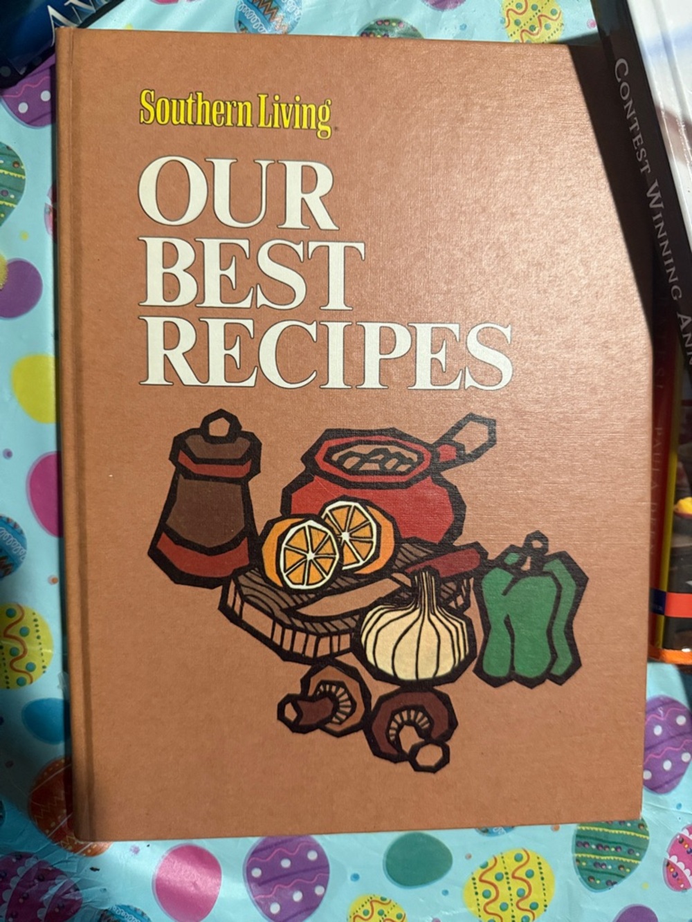 Southern Vintage 1970 Living Our Best Recipes Cookbook - Brown